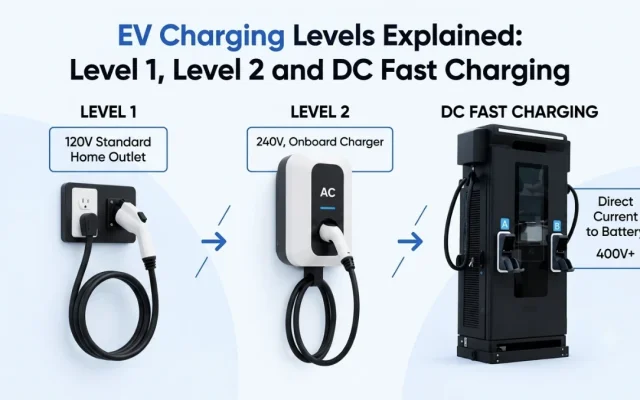 EV Charging Levels Explained: Level 1, Level 2 and DC Fast Charging