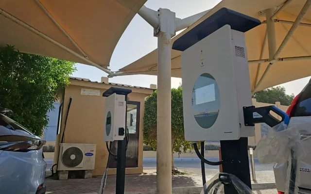 Experience high quality Blaupunkt AC and DC EV chargers in the UAE with 55°C heat tolerance free AMC ADQCC certified.
